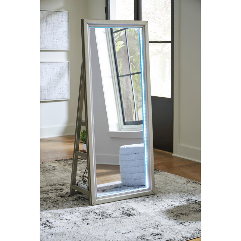 Signature Design by Ashley Evesen A8010380 Floor Standing Mirror/Storage IMAGE 5