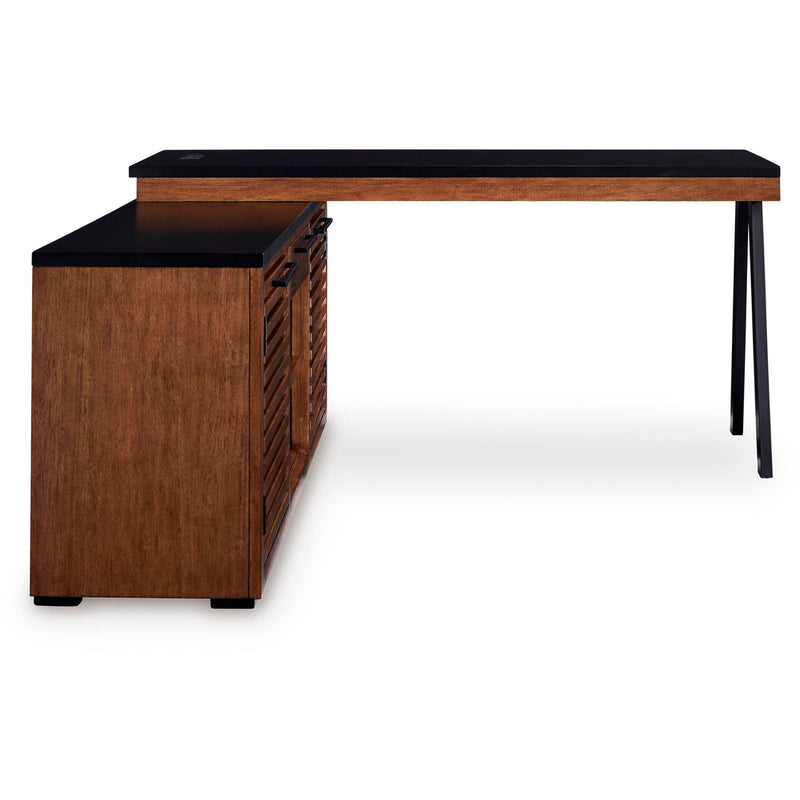 Signature Design by Ashley Kallari H737H1 Credenza with Desk Return IMAGE 4