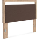  Signature Design by Ashley Kinlanni PCB1360-57 Queen Upholstered Panel Headboard IMAGE 1