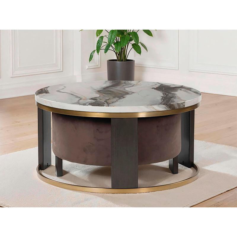  Signature Design by Ashley Jazmore T671T1 Coffee Table and 2 Ends IMAGE 3