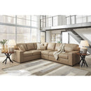  Signature Design by Ashley Bandon Leather Match 3 pc Sectional 3800648C/3800646C/3800656C IMAGE 3