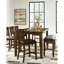  Signature Design by Ashley Ralene D594-09 Double Counter Upholstered Bench IMAGE 5