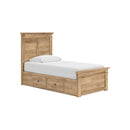  Signature Design by Ashley Makidern PCB1170B26 Twin Panel Storage Bed IMAGE 1