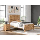  Signature Design by Ashley Maystonna PCB1580B2 Queen Crossbuck Panel Bed IMAGE 2