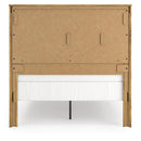  Signature Design by Ashley Maystonna PCB1580B2 Queen Crossbuck Panel Bed IMAGE 7