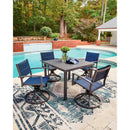  Signature Design by Ashley Rocky Creek PCP326-615 Square Dining Table with Umbrella Option IMAGE 10