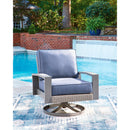  Signature Design by Ashley Half Moon Beach PCP418-821 Swivel Lounge with  Cushion IMAGE 4