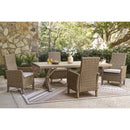  Signature Design by Ashley Laguna Heights PCP790-625 Rectangular Dining Table with Umbrella Option IMAGE 13