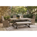  Signature Design by Ashley Laguna Heights PCP790-625 Rectangular Dining Table with Umbrella Option IMAGE 9