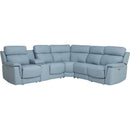  Palliser Henry 41051 6 pc Power Sectional - Traverse Haze IMAGE 1