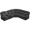  Palliser Asher Power Reclining Leather 6 pc Sectional 41065-L2/41065-K2/41065-L3/41065-9X/41065-10/41065-L1-SARATOGA-STEELE IMAGE 1