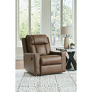  Benchcraft Mackmenville Leather Look Recliner with Wall Recline 7471429 IMAGE 5