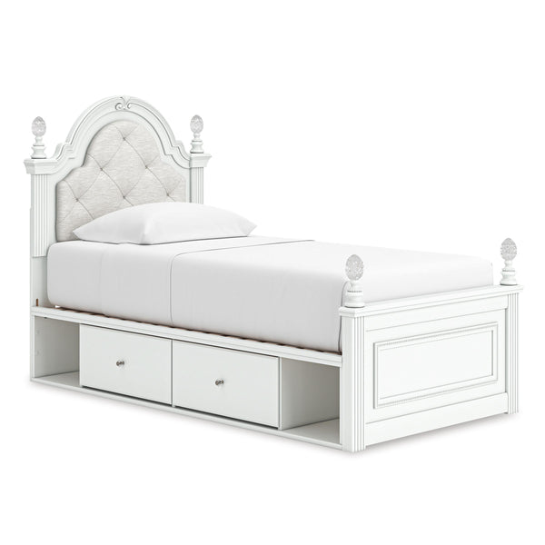  Signature Design by Ashley Kozlani Twin Upholstered Panel Bed with Storage PCB1819-153/PCB1819-52/PCB1819-150/B100-11 IMAGE 1