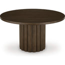  Signature Design by Ashley Round Radkin Dining Table PCD843-50 IMAGE 1