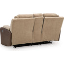  Signature Design by Ashley Mixed Motion PC8350418 Power Reclining Loveseat with Console  & Adjutasble Headrest IMAGE 4