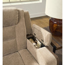  Signature Design by Ashley Mixed Motion PC8350418 Power Reclining Loveseat with Console  & Adjutasble Headrest IMAGE 6