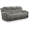  Signature Design by Ashley Mixed Motion PC8350515 Power Reclining Sofa with Adjustable Headrest IMAGE 1