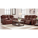  Signature Design by Ashley Next Move Power Reclining Leather Match Loveseat with Console PCU1210218C IMAGE 7