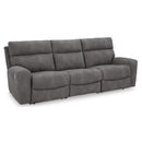  Signature Design by Ashley Next-Gen DuraPella Power Reclining Leather Look 3 pc Sectional 6100358C/6100331C/6100362C IMAGE 1