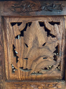 Indian Brass-Inlaid Decorative End Table