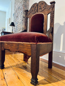 Jacobean Revival Upholstered Chair