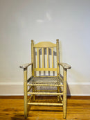 Vintage Primitive Slat-Back Armchair