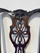 Mahogany Chippendale Revival Dining Chairs (Set of 4)
