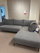Curated UR48-65/-60 LHF Sofa & RHF Peninsula in Cashmere Charcoal