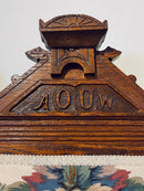 Carved Oak Fraternal Chair