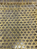 Yellow Caned Seat Chair