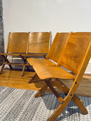 Mid-Century Folding Bench