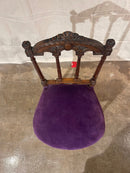 Purple Seated Chair