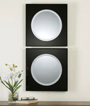 Curated Uttermost 08118 Girard Squares Mirror (Set of 2)