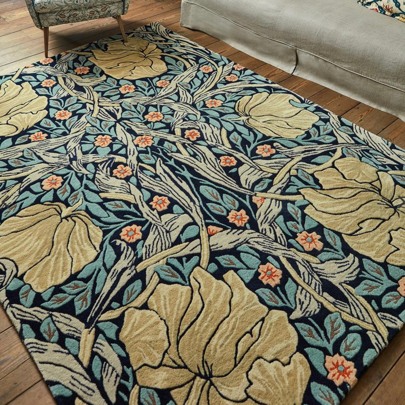 Pimpernel Indigo Area Rug