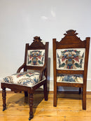 Carved Oak Fraternal Chair