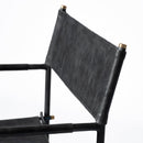 Curated Onyx 68797 Directors Chair Black