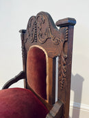 Jacobean Revival Upholstered Chair