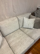 Curated 959501 Hunter Sofa Layla Beach/24”TC: Liberty Cobblestone/20”TC: Hook Cream/Fin: Onyx