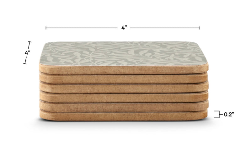 Pure Willowbough Coasters, Set of 6