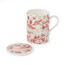 Mug & Coaster Set, Madder
