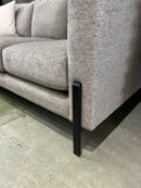 Curated 2212-01 Sofa Rico Grey / TC: Guardian White / Fin: Matte Black