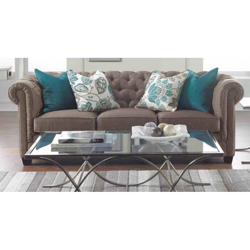 Decor-Rest Furniture Stationary Fabric Sofa 2230-S Sofa IMAGE 2