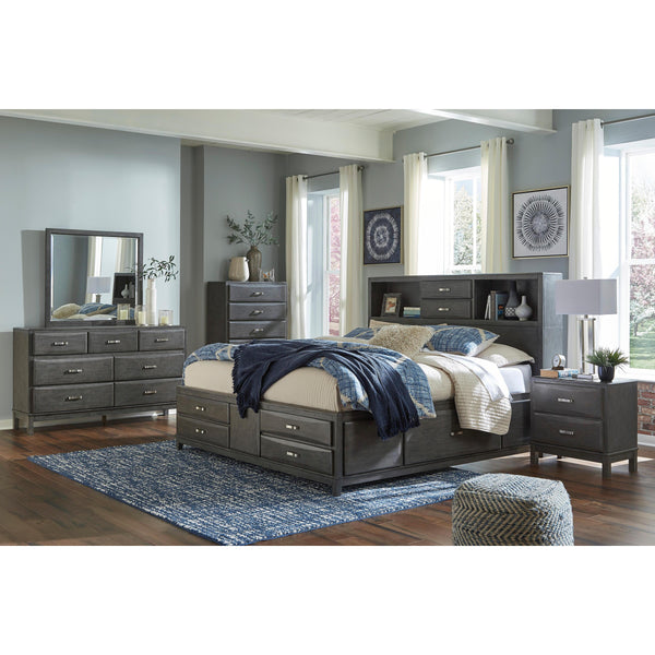 Signature Design by Ashley Caitbrook B476 6 pc King Bookcase Storage Bedroom Set IMAGE 1