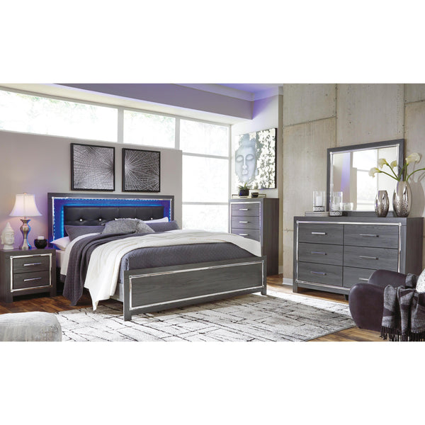 Signature Design by Ashley Lodanna B214 7 pc King Panel Bedroom Set IMAGE 1