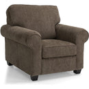 Decor-Rest Furniture Stationary Fabric Chair 2179-C (Brown) IMAGE 1