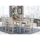 Signature Design by Ashley Skempton D394 7 pc Dining Set IMAGE 1