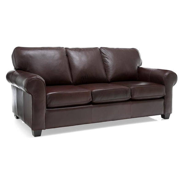 Decor-Rest Furniture Stationary Leather Sofa 3179 Sofa IMAGE 1