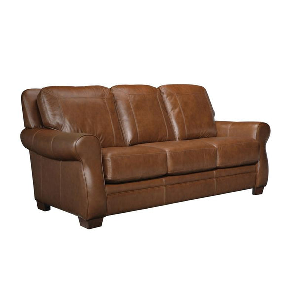 Leather Craft Orangeville Stationary Leather Sofa Orangeville Sofa IMAGE 1