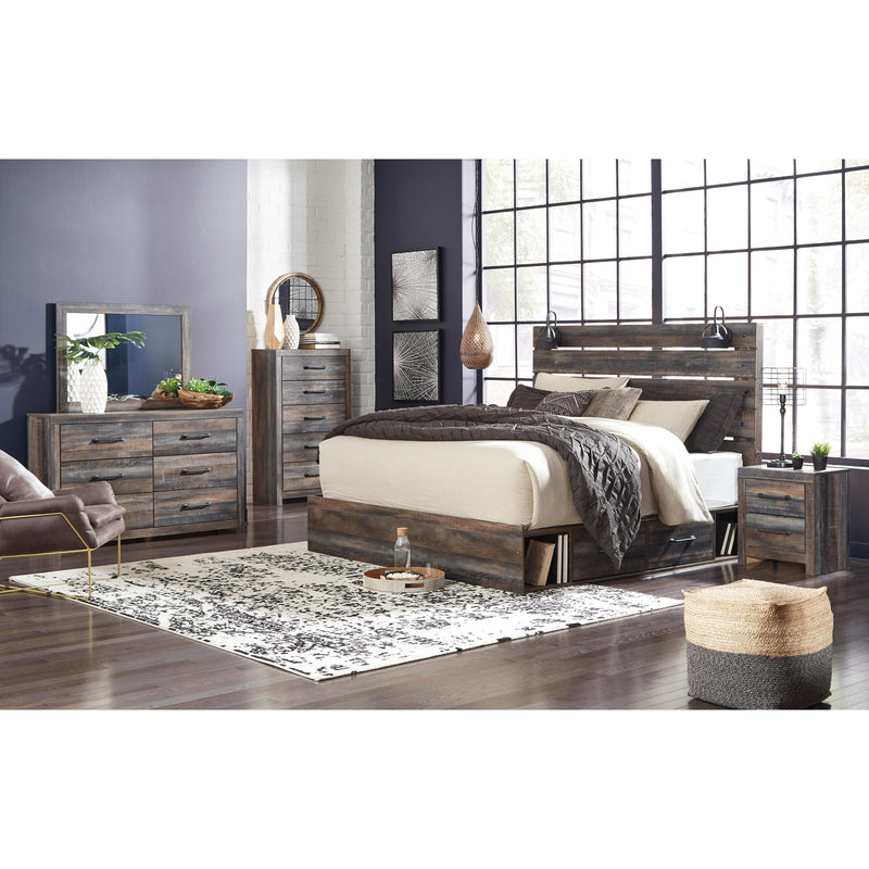 Signature Design by Ashley Drystan B211B48 6 pc King Panel Storage Bed