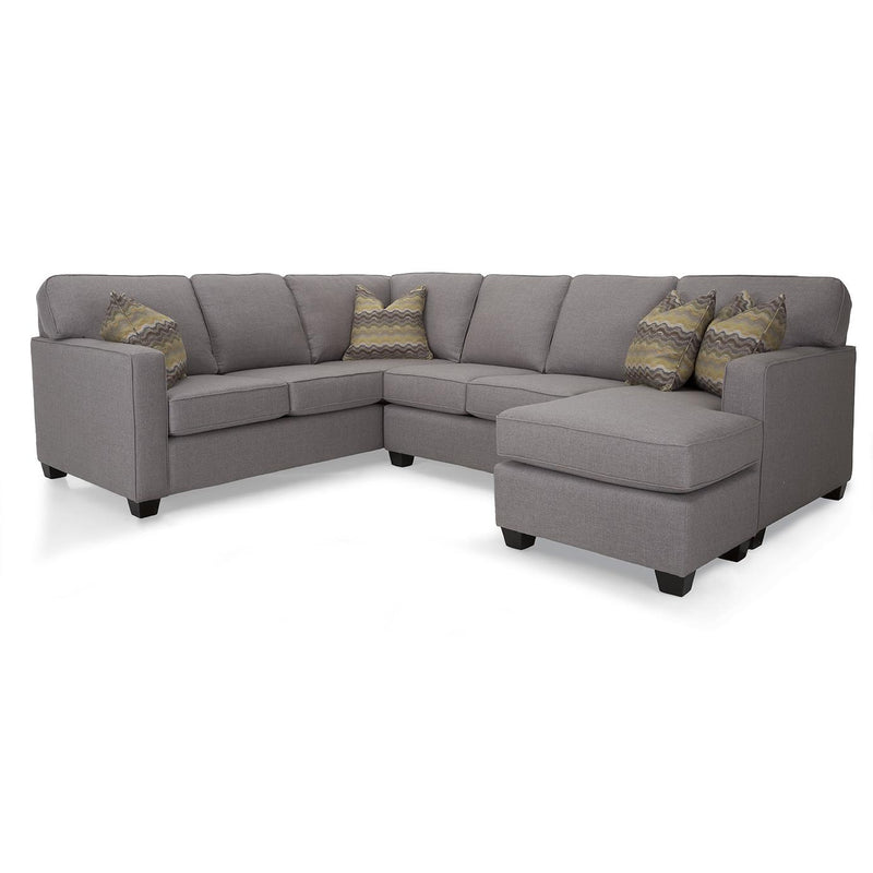 Decor-Rest Furniture Fabric Sectional 2541-22/2541-31 IMAGE 1